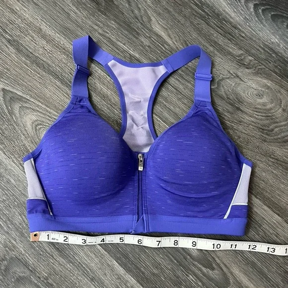 Victoria's Secret Knockout Front Close Sports Bra 34B High Support Molded Cup - Picture 2 of 6